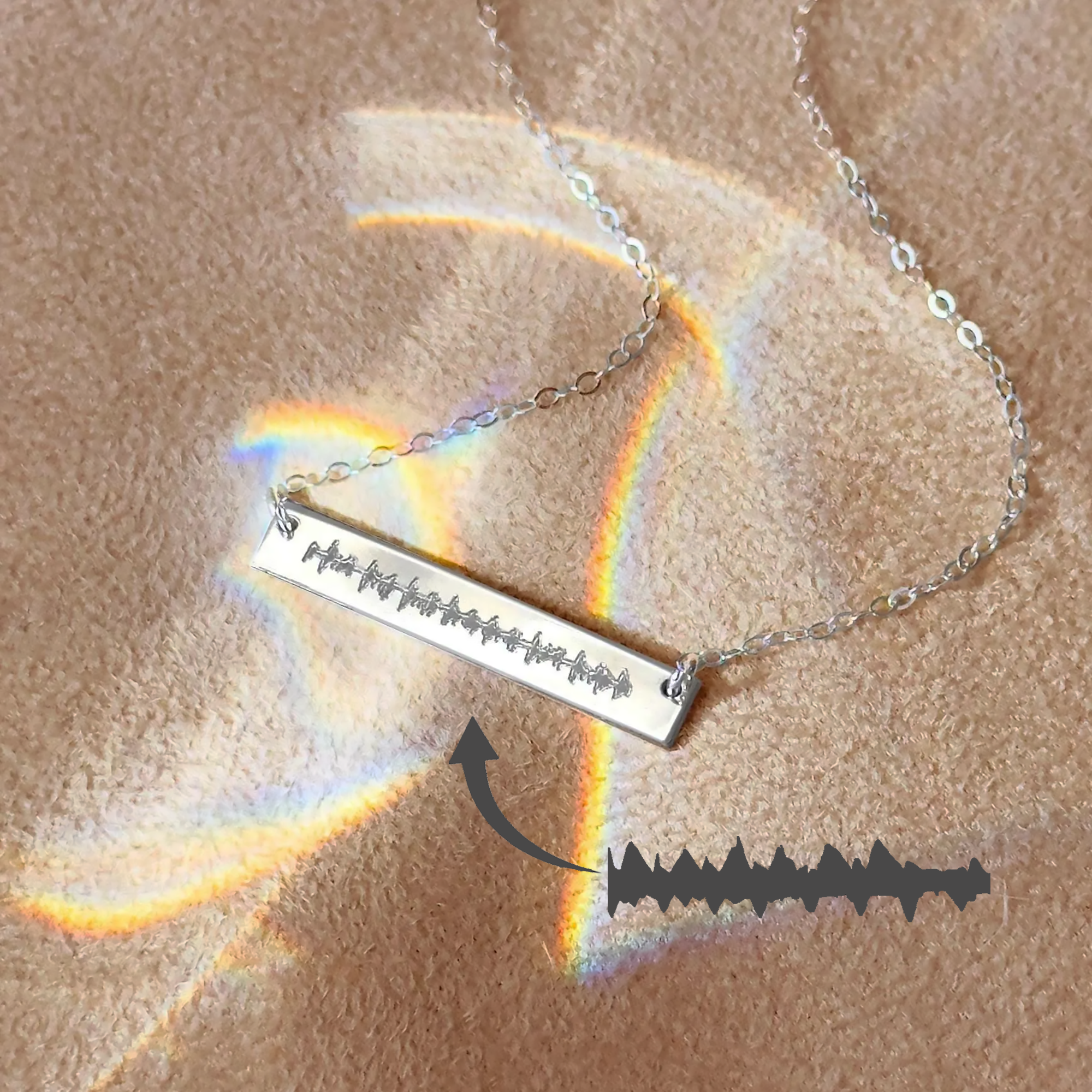 Heartbeat Necklace Personalized Baby Memorial Gift – Danique