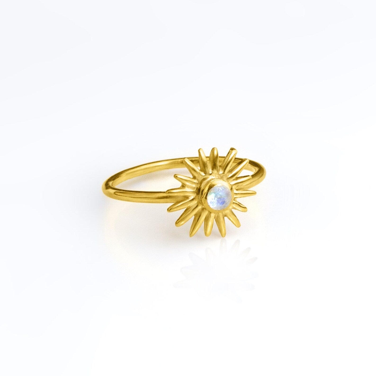 SunBurstBirthstoneRingsStackabledaintyringRoseGoldKidsBirthstoneStarBurstRingCustomMothersDayGiftRingsforMama_MNB