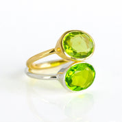 Oval Peridot Ring : August Birthstone