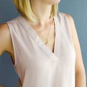 September Birthstone Necklace : Kyanite