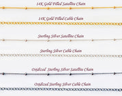 Personalized Coin Pearl bezel station Necklace : June Birthstone