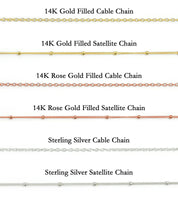 chain styles, gold filled, sterling silver