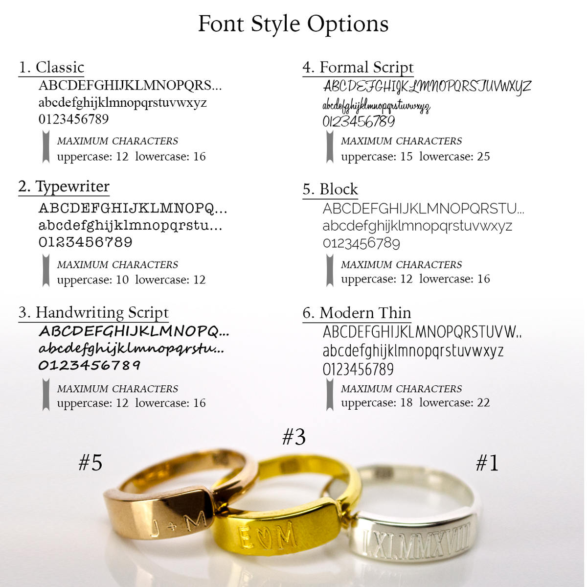 Custom Engraved Bar Ring