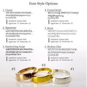 Custom Engraved Bar Ring