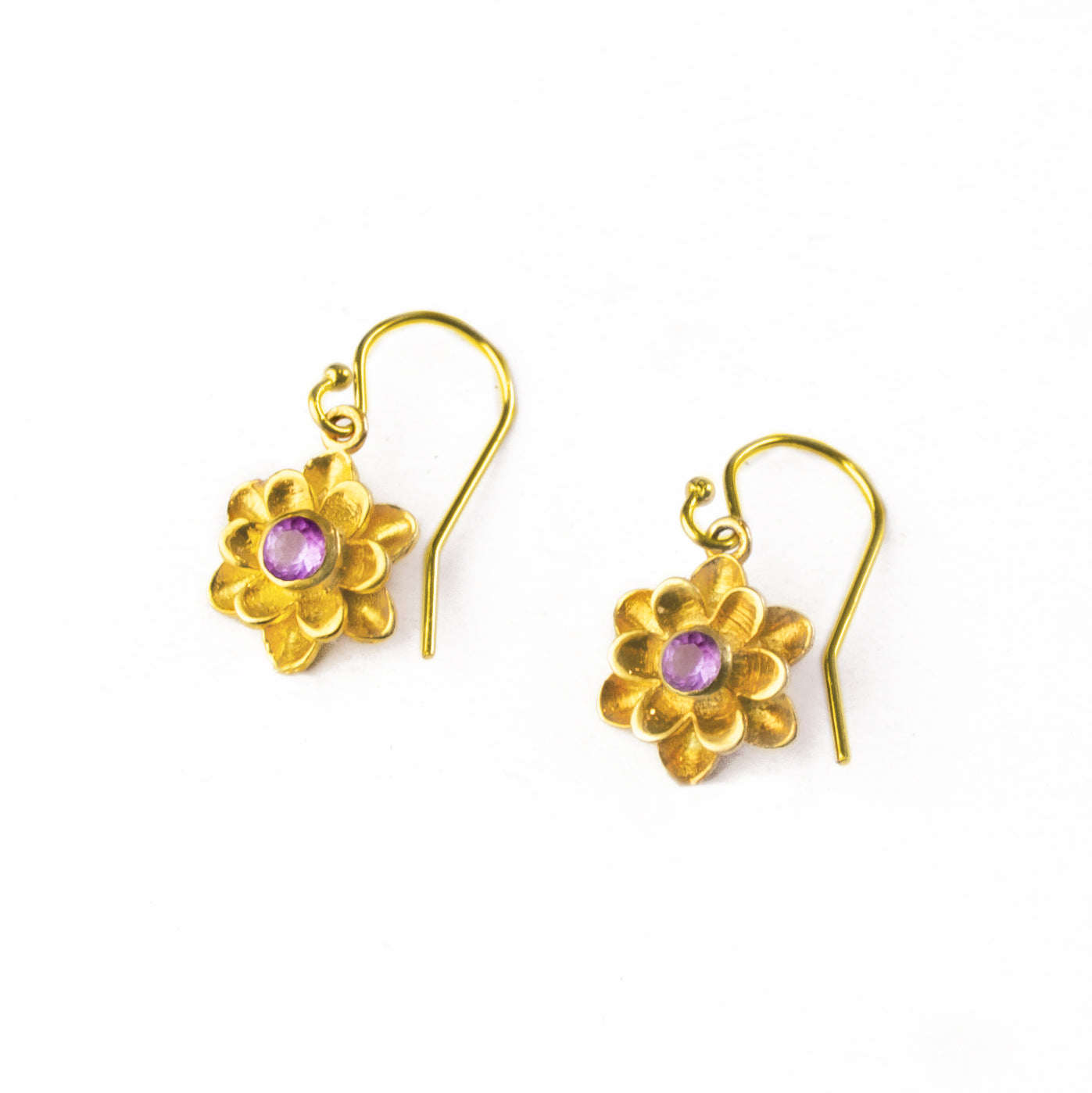 Bloom Custom Birthstone Drop Earrings – Danique Jewelry