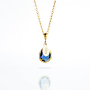 September Birthstone Necklace : Kyanite