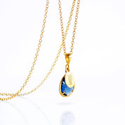 September Birthstone Necklace : Kyanite