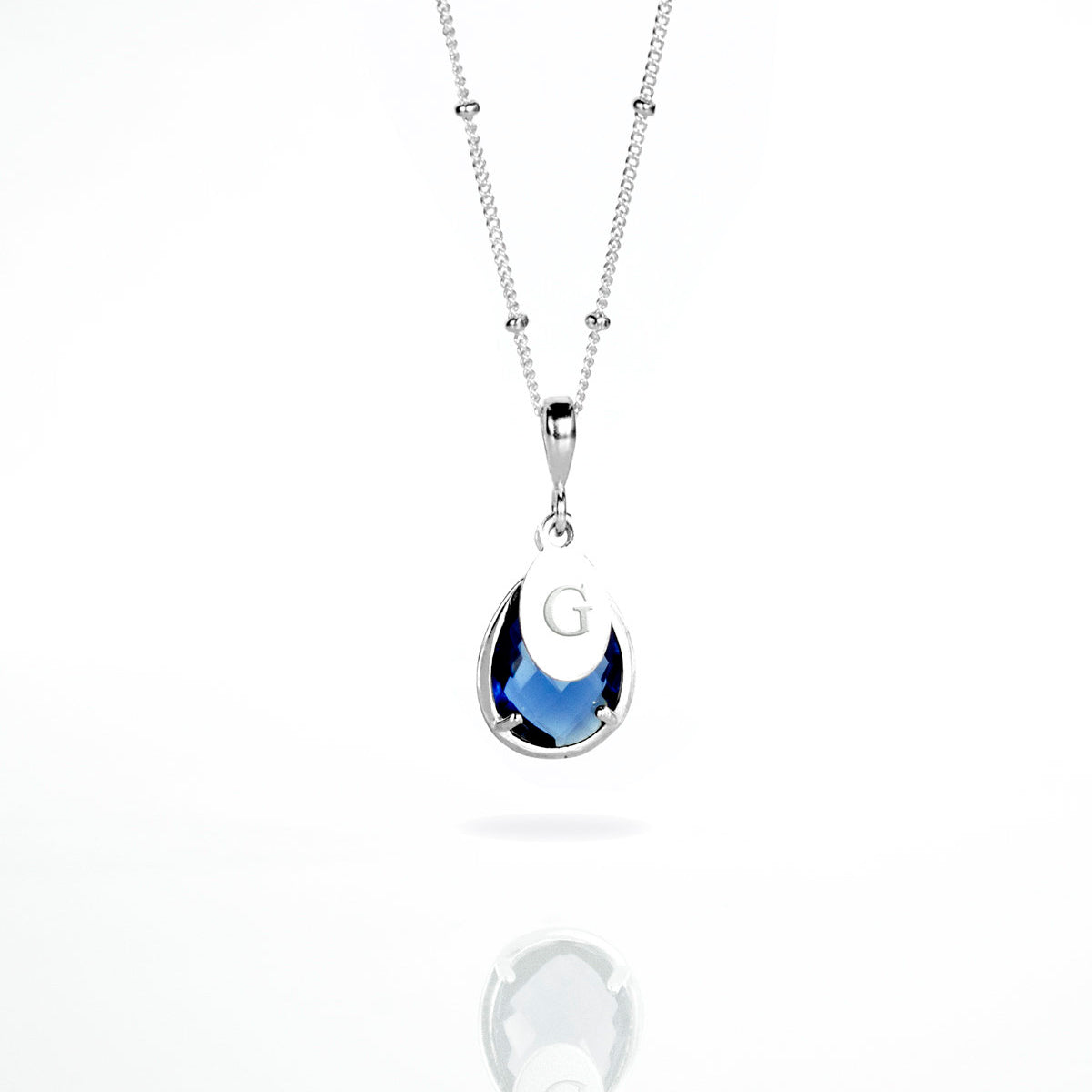 September Birthstone Necklace : Kyanite