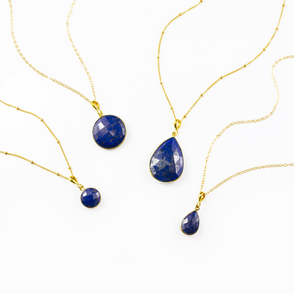 Lapis Lazuli Necklace September Birthstone - Main Image
