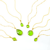 Peridot Necklace : August Birthstone