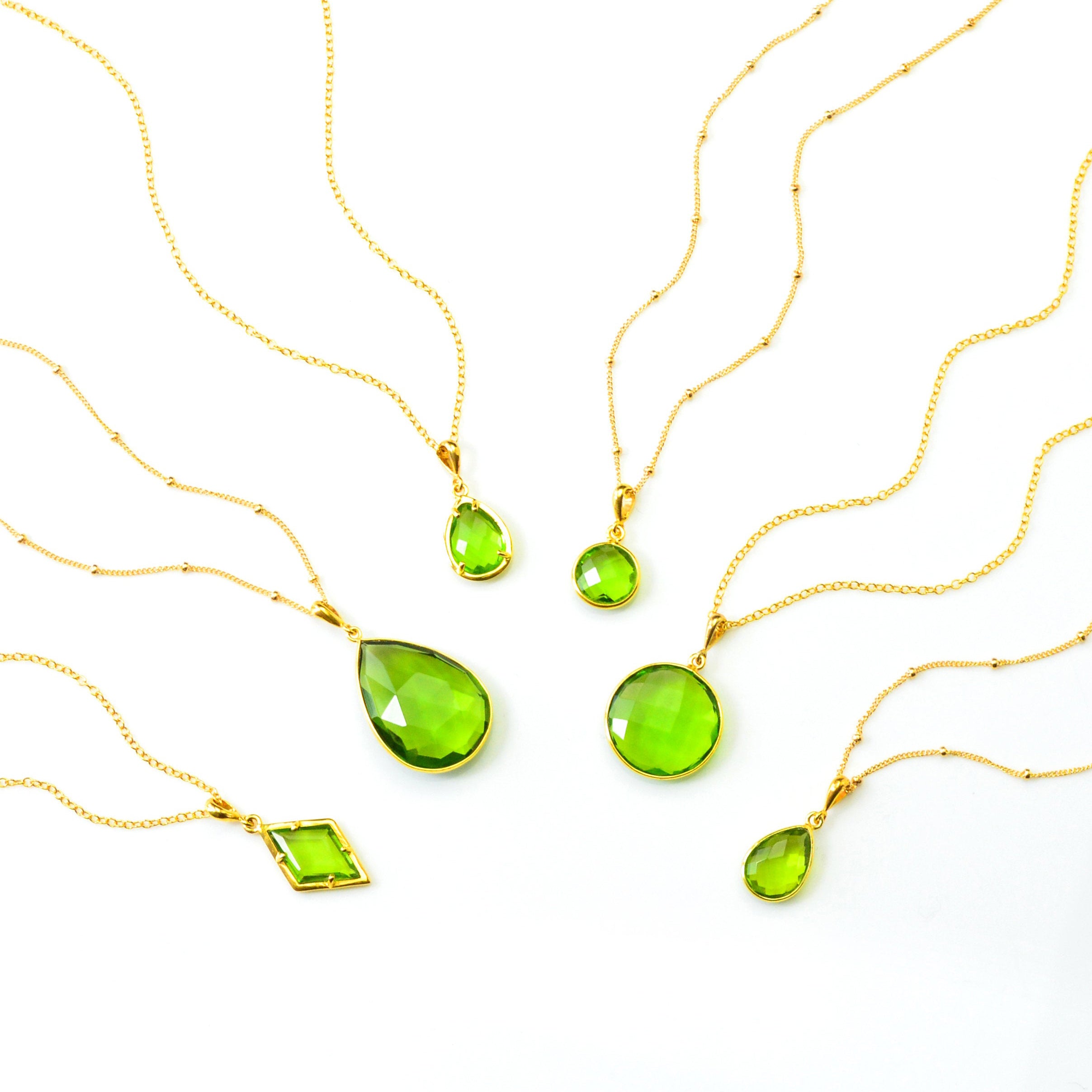 Peridot Necklace : August Birthstone