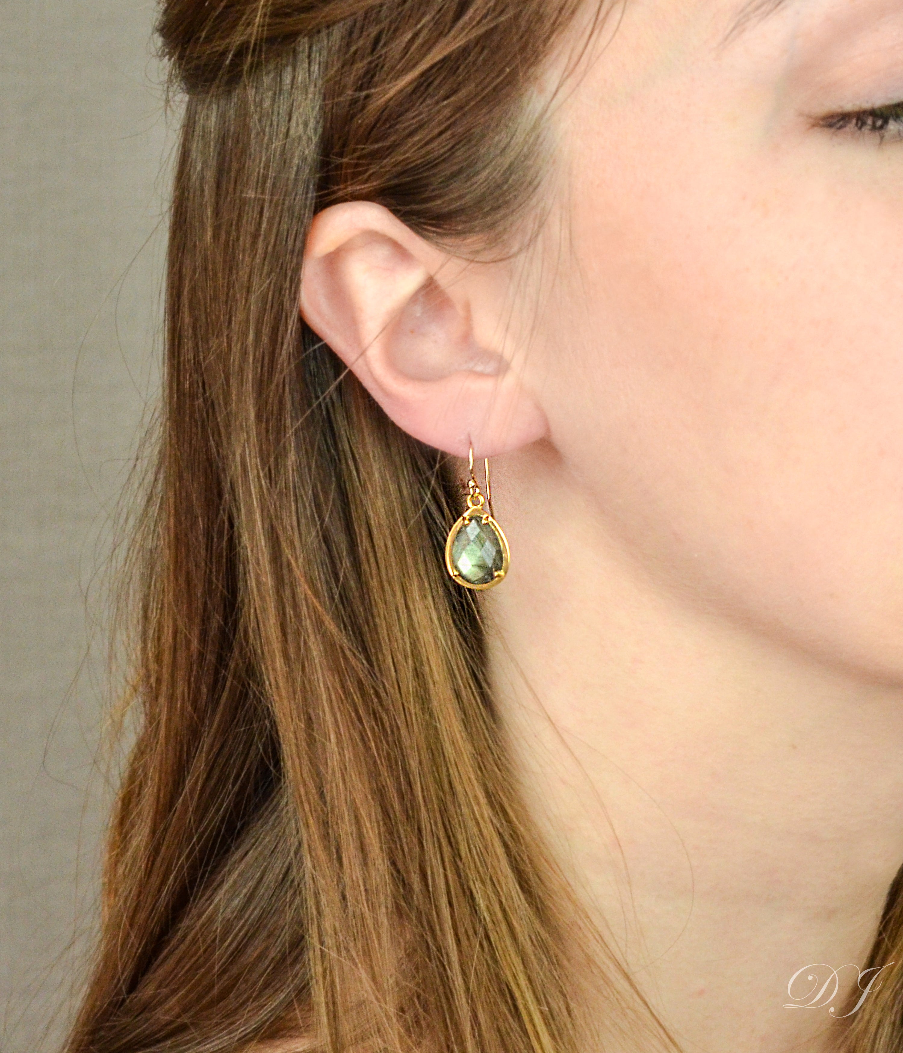 Alexandrite Earrings | June Birthstone, Dangle Drop Gemstone Earrings, Teardrop, Circle, Round, Diamond, Leverback or Hook, Gold, Silver, Rose Gold