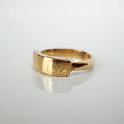 Custom Engraved Bar Ring