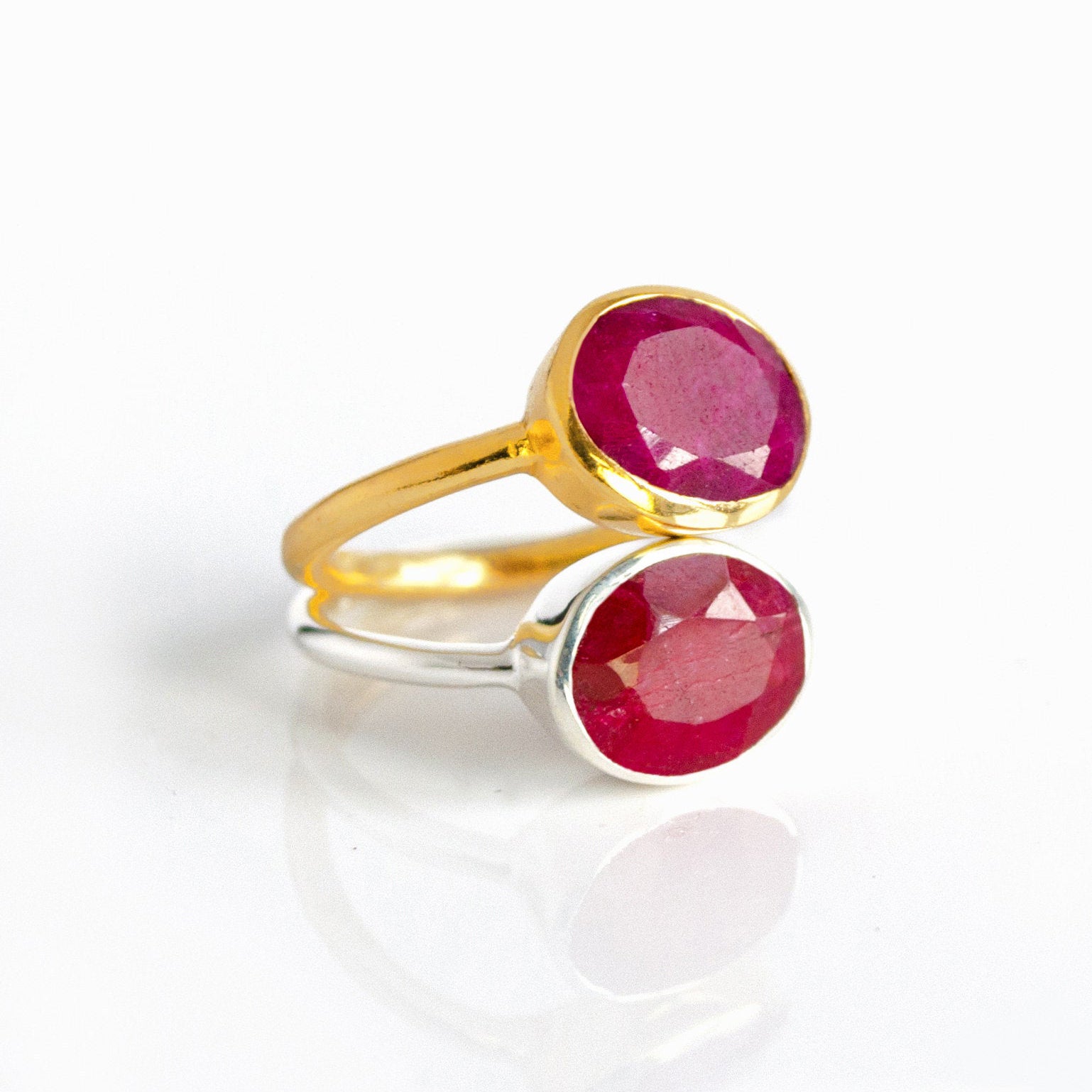 Oval Ruby Ring : July Birthstone
