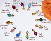 Personalized Custom birthstone charms Family Tree Necklace