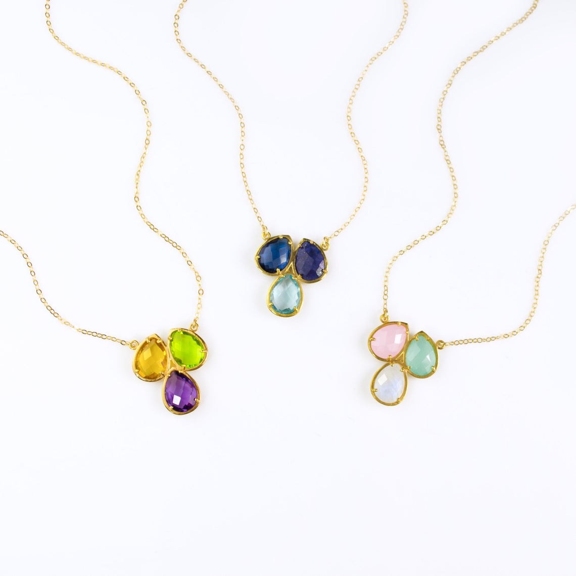 Mothers Birthstone Necklace Motherhood Jewelry Mother's Custom