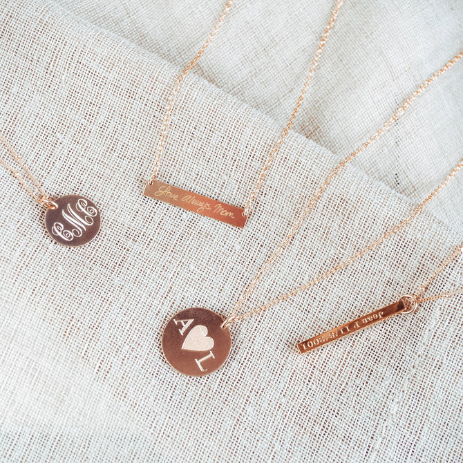 Custom Engraving Ideas for Jewelry: Create Your Own Message – Danique ...