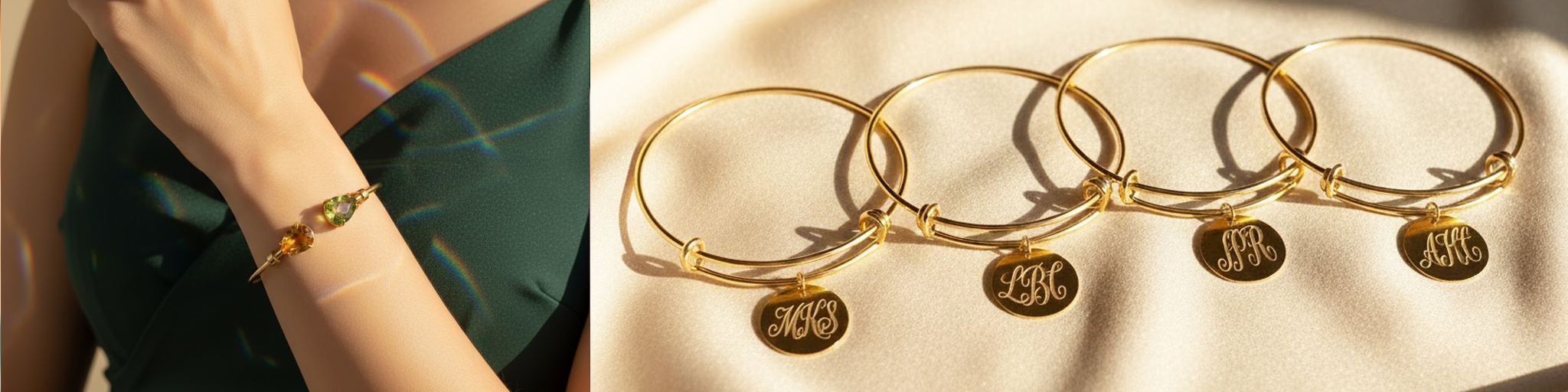 Personalized Bangles | Custom Bracelets for Women – Danique Jewelry