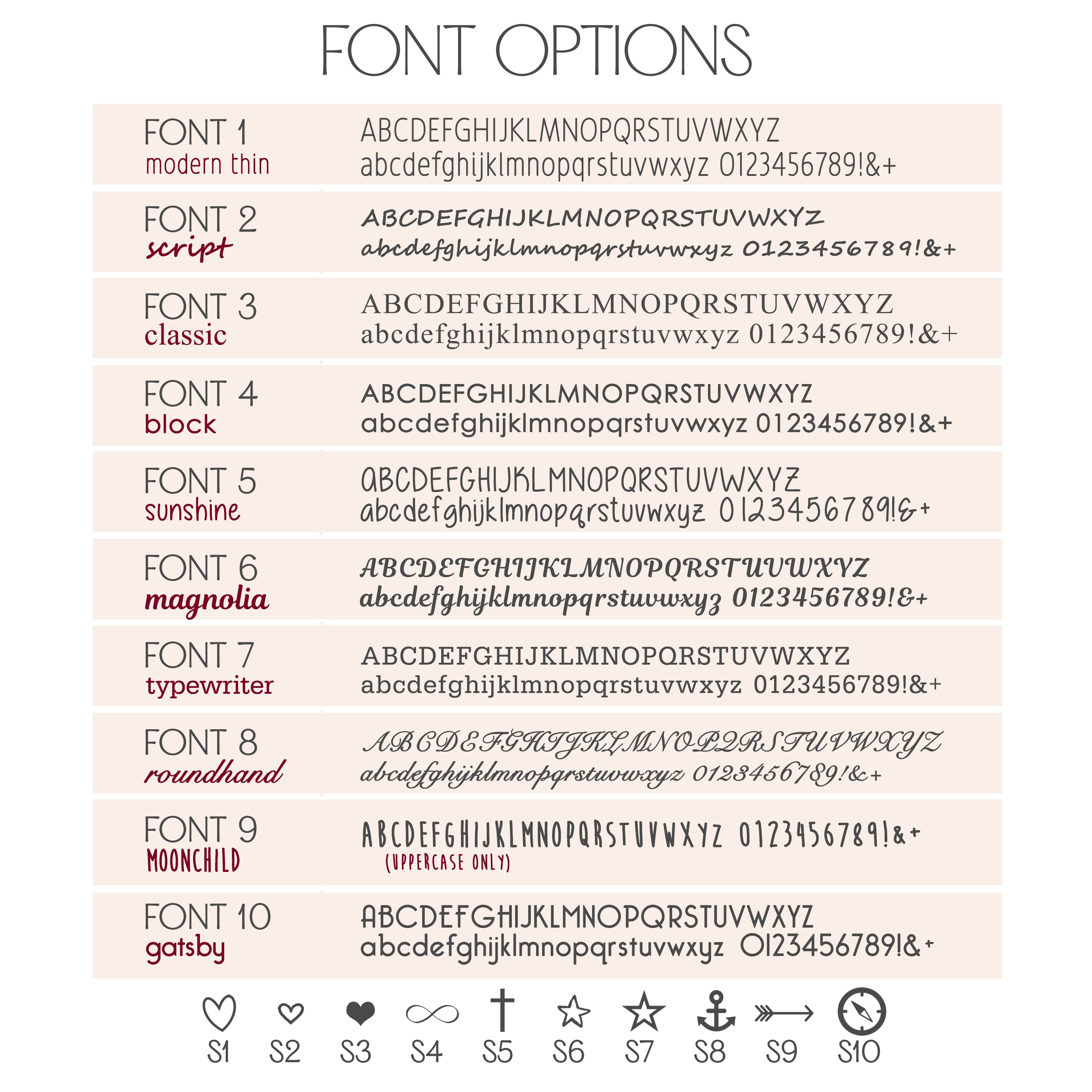font options. Great gift for dads, Father's Day, Retirement, new job or promotion or for your wedding party, dad gift, fathers day gift, gift for dad, gift for him, christmas, groomsman gift, promotion gift, grad gift, graduation gift. A variety of font styles options symbols to engrave initials, date, gps coordinates, phrase or quote or name. 