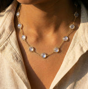 Personalized Taylor Swift Inspired Station Necklace 10mm