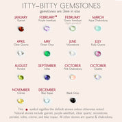 Natural birthstones are garnet, purple or green amethyst, aqua chalcedony, clear quartz, green onyx, moonstone, ruby quartz, peridot, iolite, pink chalcedony, citrine, blue topaz and black onyx. August birthstone bracelet, November birthstone jewelry
