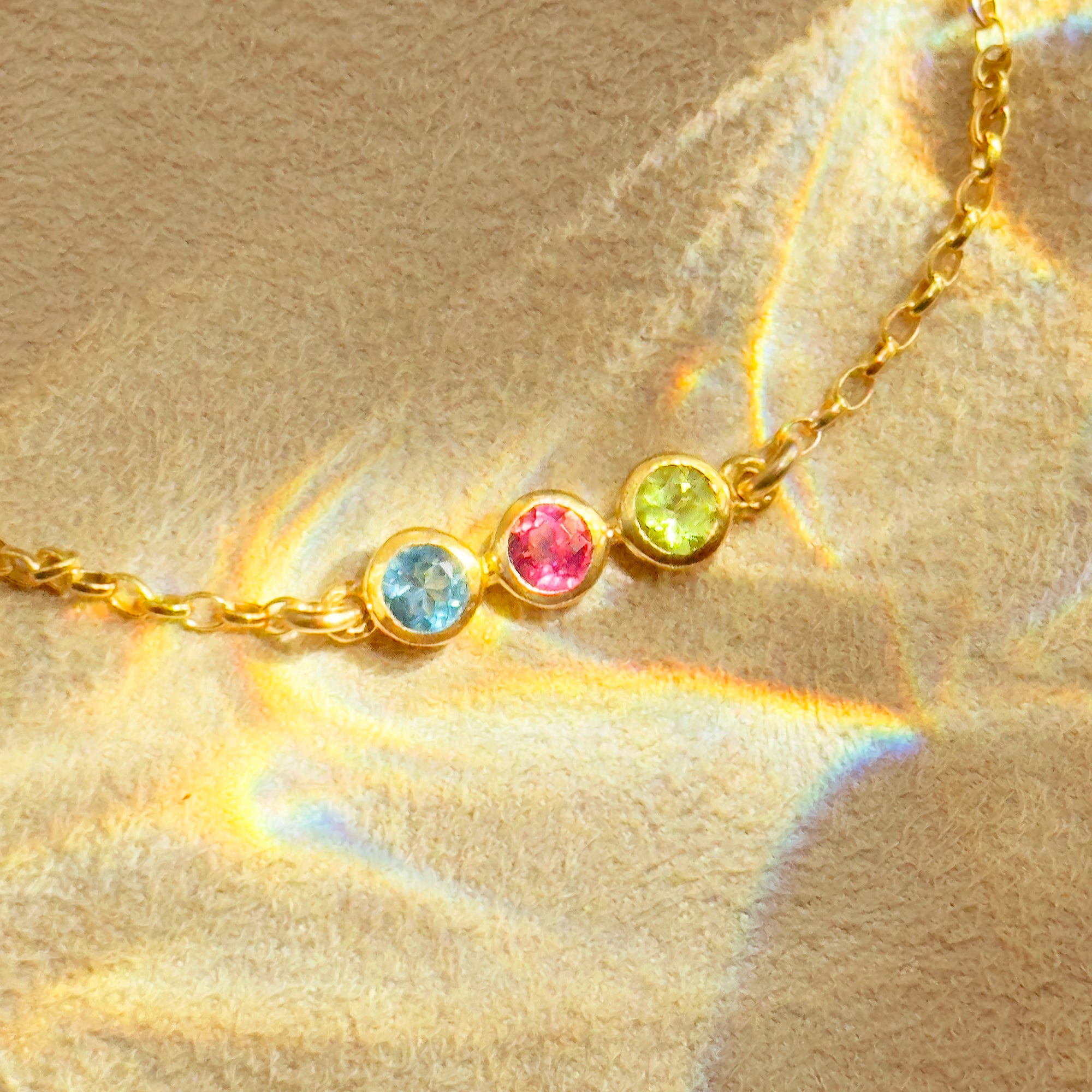 Tiny Birthstone Custom Bar Bracelet, Available in All Birthstones, Personalized Mother's Bracelet & Kids Birthstones, Silver, Gold, Mother's Day Gift