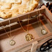 Custom Family Tree Birthstone Pendant Necklace, Sterling Silver, Gold Vermeil, Rose Gold Filled, Tree of Life Christmas Gift for Grandma, Mom, Nana