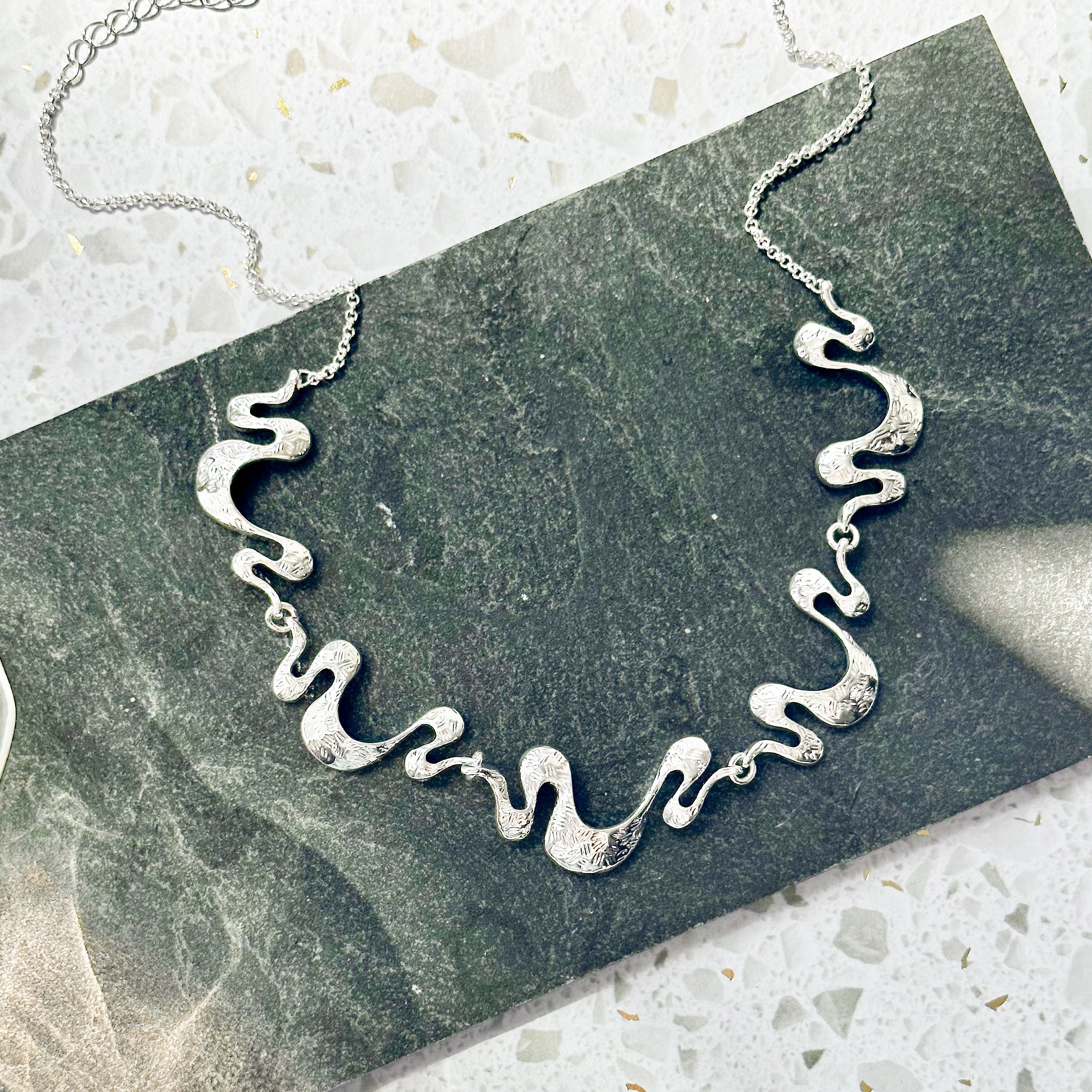 Boho Shifting Waves Necklace | – Danique Jewelry