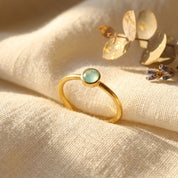 Aquamarine birthstone ring gift for mom meaningful jewelry march birthstone ring