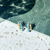Boho Style Sun Ray Bar Earrings