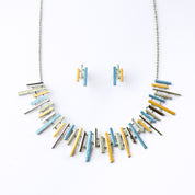 Boho Style Sun Ray Bar Earrings