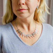 Boho Style Sun Ray Bar Earrings