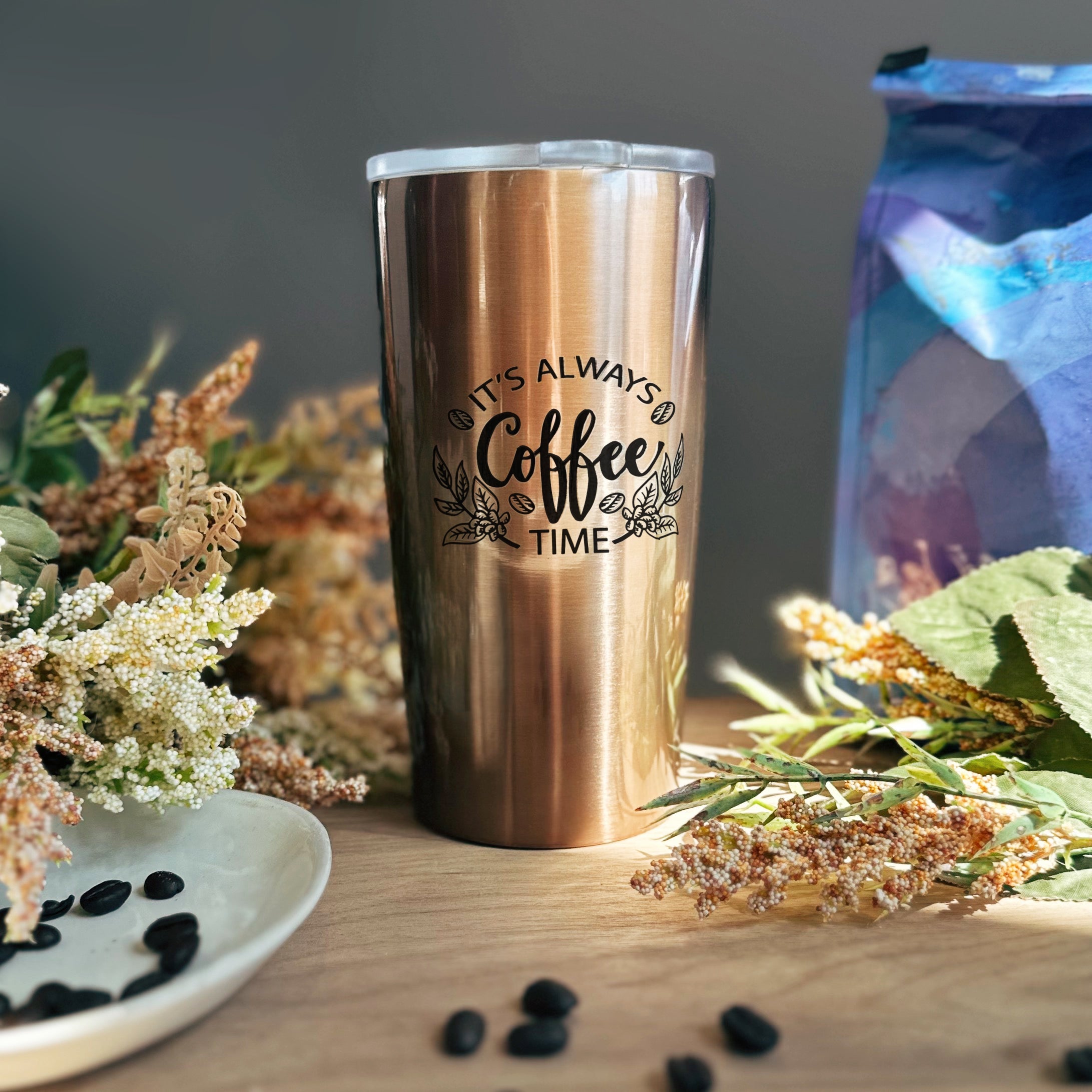 Personalized Insulated Coffee Tumbler Cup