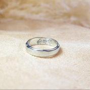 Actual Handwriting Engraved Ring, 925 Sterling Silver, Vermeil Gold, Sentimental Custom Engraved Ring Band, Unisex Valentine's Day Gift for Couples