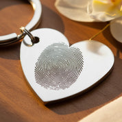 Personalized Heart Shaped Keychain