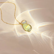 Custom Mother's Teardrop Necklace with Children's Birthstones, Personalized Mom Jewelry, Sterling Silver, Gold, Rose Gold, Birthday Gift for Mom