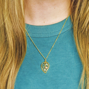 Custom Leaf Pendant Birthstone Necklace, Sterling Silver, Rose Gold, Gold Vermeil Necklace for Mom, Nature Inspired Plant Necklace with Gemstones
