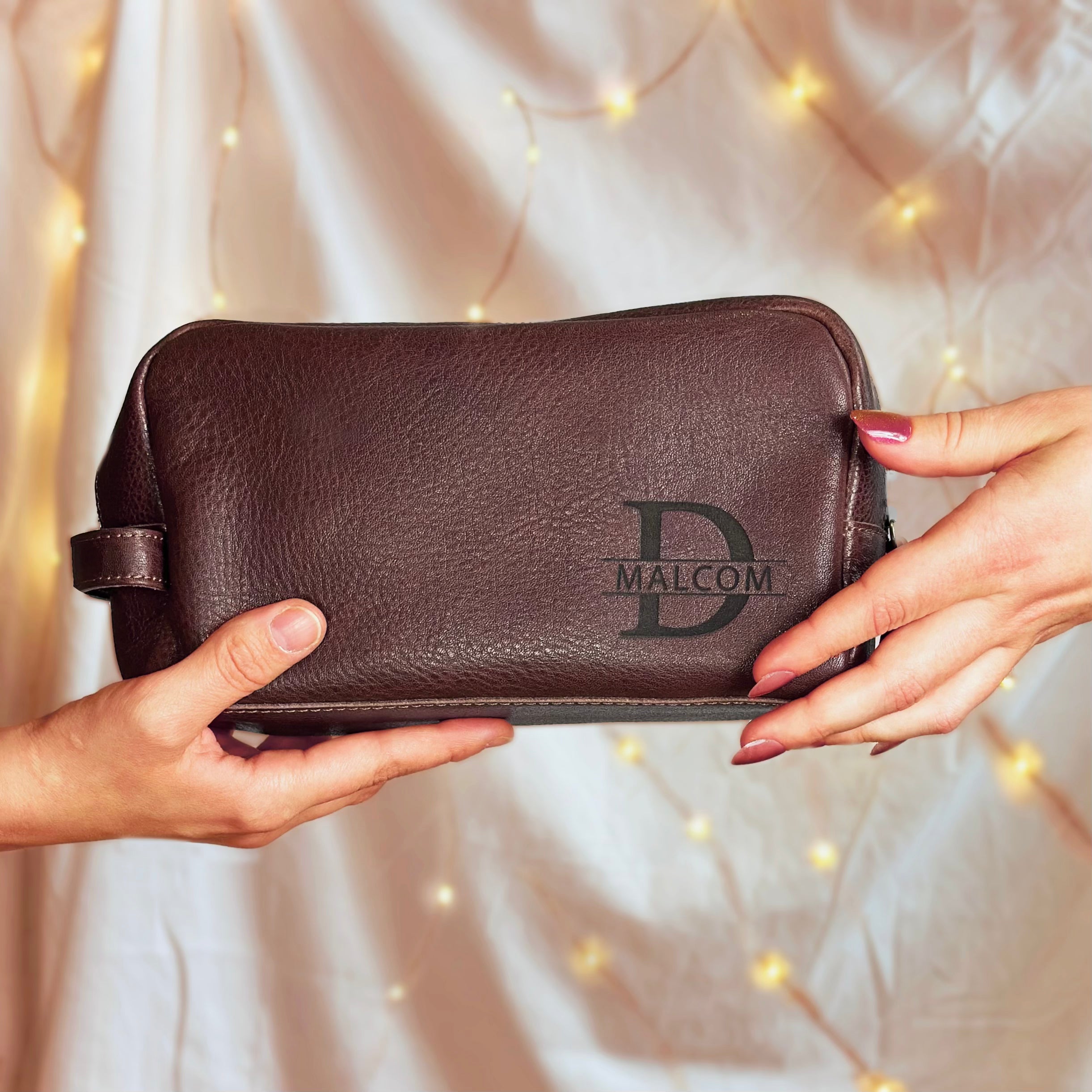 gifting toiletry bag to him. Custom engraved dopp kit, men's toiletry kit, personalized travel cosmetic bag, men's travel accessories, engraved men's toiletry bag, custom men's grooming bag, personalized dopp kit for men, stylish men's cosmetic bag, travel-friendly toiletry kit, unique men's travel gifts