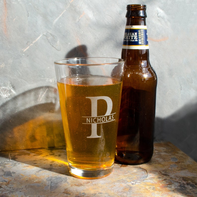 Personalized Beer Glass for Recent Grad