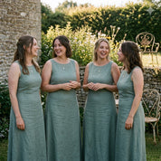 Moonstone necklace and matching earrings set in gold, June birthstone jewelry gift for her, coordinated gemstone collection