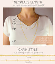 Available chain lengths are 16 inches, 18 inches, 20 inches, 24 inches, 30 inches. Our most popular length is 18 inches long. Personalized necklaces for women, handmade gift for her, personalized girlfriend gift, handmade gift for women, custom women's jewelry, mother's necklace with baby initial, secret message girlfriend jewelry. Handmade gold filled necklaces for women. Sterling Silver necklaces for women custom. Morse code jewelry, morse code necklace, couples necklace, bff, secret message.