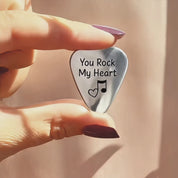 Personalized Guitar Pick, Custom Engraved Stainless Steel Gift for Musicians