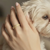 video showcasing dog nose ringss. Pet memorial gifts, custom sterling silver engraved rings, personalized pet nose print rings, engraved dog nose jewelry gift for pet loss, sentimental cat or dog actual photo engraved ring gift for pet mom pet dad