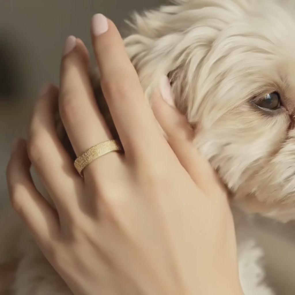 video showcasing dog nose ringss. Pet memorial gifts, custom sterling silver engraved rings, personalized pet nose print rings, engraved dog nose jewelry gift for pet loss, sentimental cat or dog actual photo engraved ring gift for pet mom pet dad