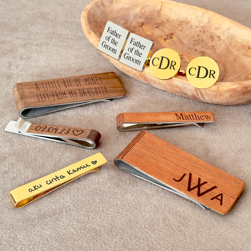 shop the full mens gift collection including wood money clips, wood tie clips and more. Great gift for dads, Father's Day, Retirement, new job or promotion or for your wedding party, dad gift, fathers day gift, gift for dad, gift for him, christmas, groomsman gift, promotion gift, grad gift, graduation gift. anniversary gift, steel anniversary, silver anniversary, gold anniversary, prom gift, wood anniversary, third anniversary, fifth anniversary, 3rd anniversary, 5th anniversary