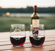 Personalized Graduation Wine Glass