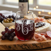 Personalized Graduation Wine Glass