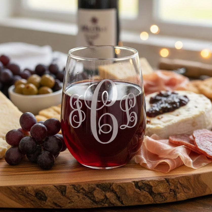 Personalized Graduation Wine Glass