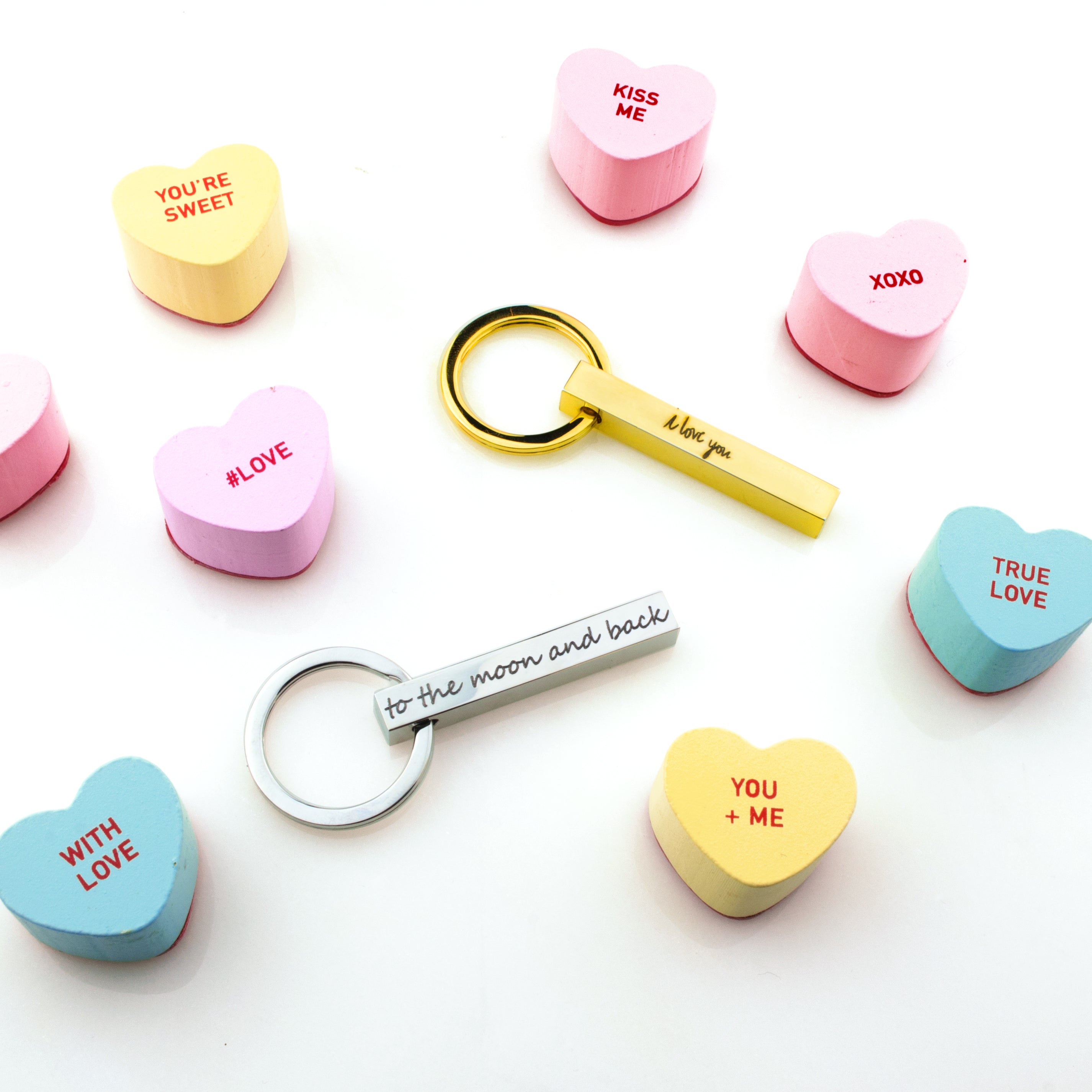 Personalized 3D Bar Keychain
