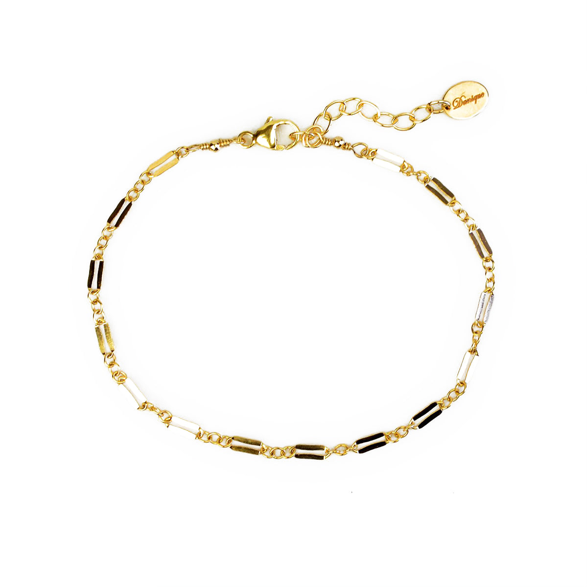 Delicate 14k Gold-Filled Box Chain Bracelet